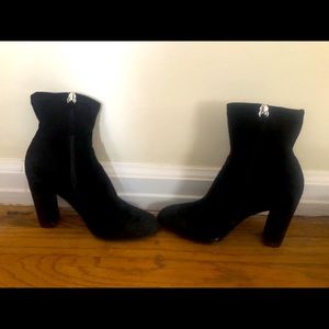 Black Suede Steven Madden Boots
